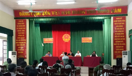 Cơ quan tư pháp huyện Thanh Oai đẩy mạnh công tác xét xử rút kinh...